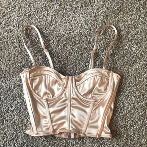 Satin Corset Top